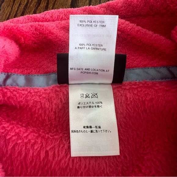 Patagonia Womens Retool Snap T Fleece Pullover Size Large Polartec Pink & Blue - Picture 12 of 16